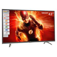 TV JAM 43” SMART ISDB-T MOD SK43E10 RESOLUCIÓN FHD 1,920X1,080P SISTEMA OP.LINUX