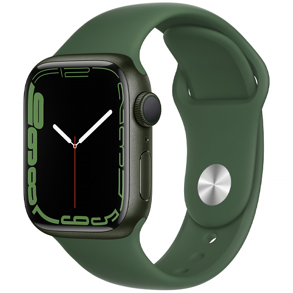 Apple Watch Series 7 41 mm A2473 MKN03LL / A GPS - Green Aluminum / Clover