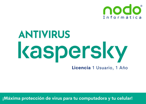 [SOFT000001] Antivirus Kaspersky - 1 Dispositivo, 1 Año
