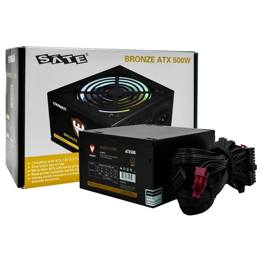 Fuente Satellite ATX 650 80 Plus Bronze 650W (copia)
